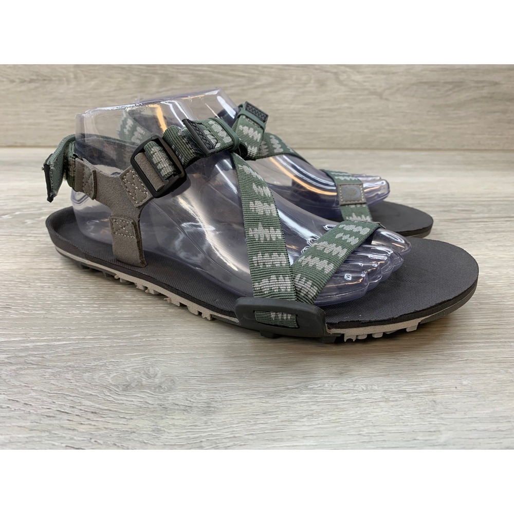 Xero Shoes Z-Trail EV Sandals Men's 9  Green Grey Minimalist Barefoot Hiking